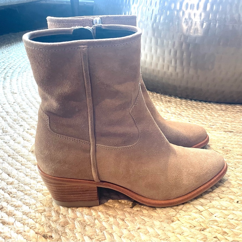 RAG&BONE Suede Ankle Boots - Tan